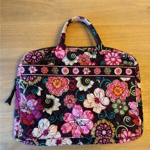 Vera Bradley Floral Laptop Bag in Pink and Multicolor